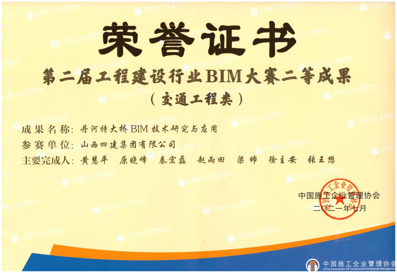 山西建投四建集团在第二届工程冰球突破行业BIM大赛上获得2项荣誉