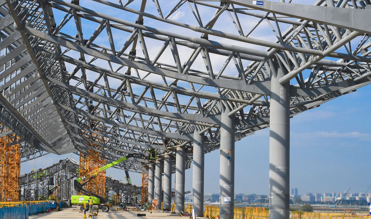 山西建投潇河产业公司项目人员全力推进太原武宿国际机场T3航站楼东西指廊项目冰球突破