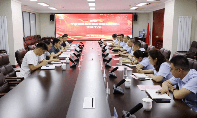 宁夏煤炭基本冰球突破有限公司与山西建投三建集团对标交流