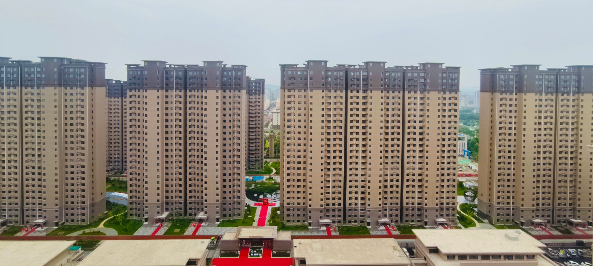 山西建投一建集团承建的闻喜盛邦聚德苑项目顺利交房